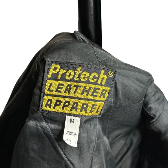 * Protech Leather Apparel Men’s Leather Jacket * - Picture 4 of 11